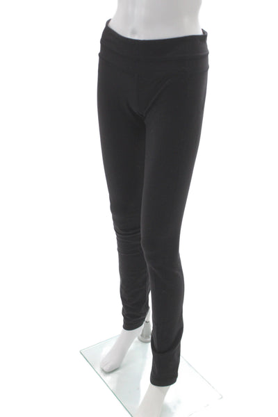 Lululemon Women Ankle Leggings Black Cotton Athleisure Size 6