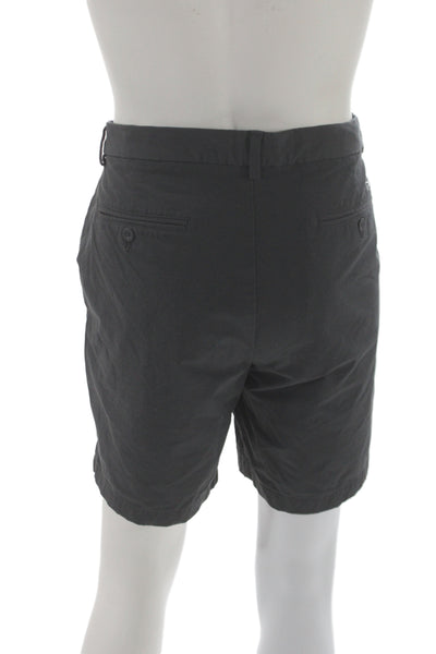 Vineyard Vines Mens Chino Shorts Gray Preppy Button Size 36