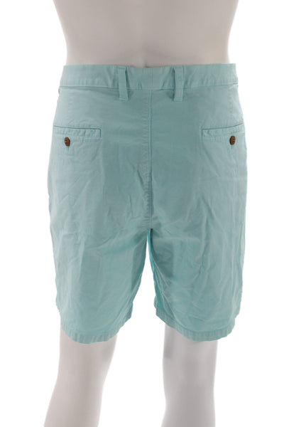 Johnnie-o Mens Chino Shorts Blue Cotton Casual Size 38