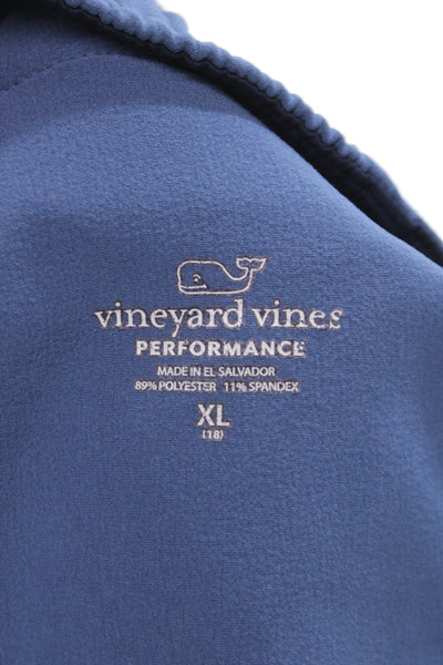 Vineyard Vines Mens Athletic Shorts Blue Drawstring Size XL
