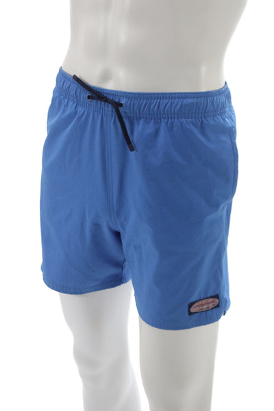 Vineyard Vines Mens Spandex Swim Trunks Blue Size L