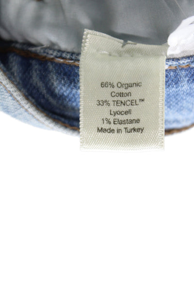 Reformation Women Skinny Jeans Blue Mid-Rise Cotton Size 27