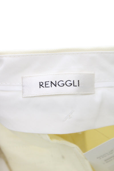 Renggli Womens Dress Pants Ivory 100% Cotton Size 6