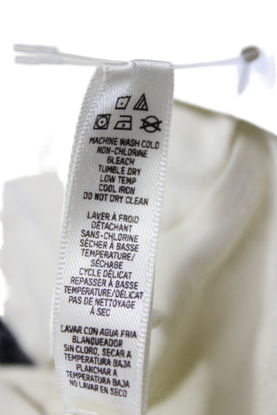 Skims Womens Ivory Basic Crew Neck Cotton Short Sleeve T-Shirt Size S