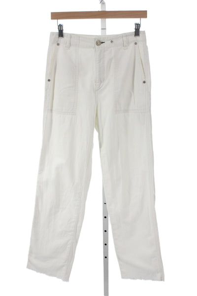 Rag & Bone Womens White Cotton Casual Solid Pants Size 25