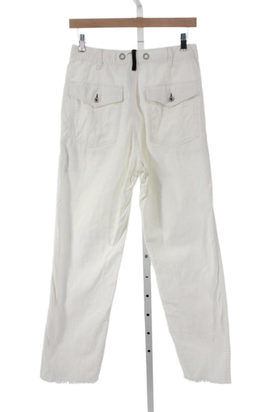 Rag & Bone Womens White Cotton Casual Solid Pants Size 25