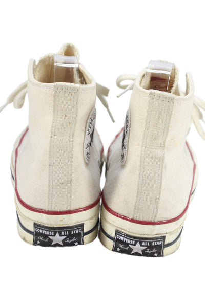 Converse Womens Chuck Taylor High Top Sneakers White Red Size 7