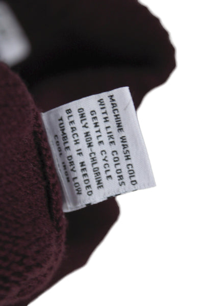 525 Womens Purple Cotton Turtleneck Pullover Sweater Long Sleeve Size S