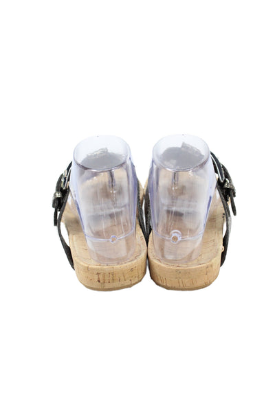 Stuart Weitzman Womens Jeweled Thong Slide On Sandals Silver Size 7.5 Medium
