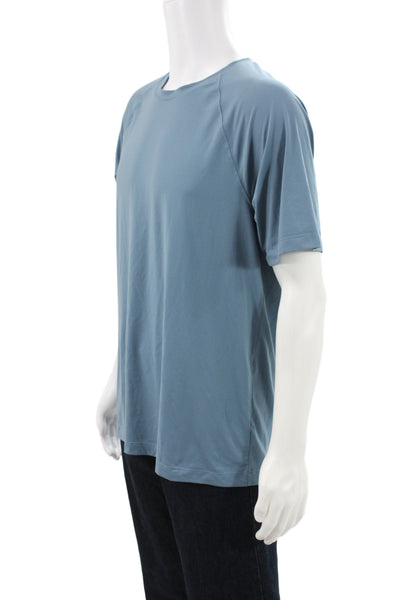 Rhone Mens Athleisure Blue Short Sleeve T-Shirt Size L