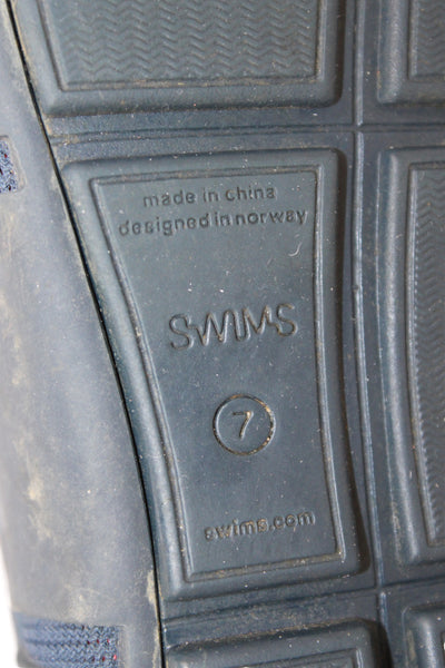 Swims Mne sSound Toe Slip On Penny Loafers Navy Size 7