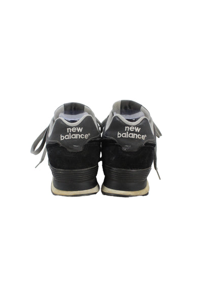 New Balance Mens Suede Low Top Sneakers Black Size 8