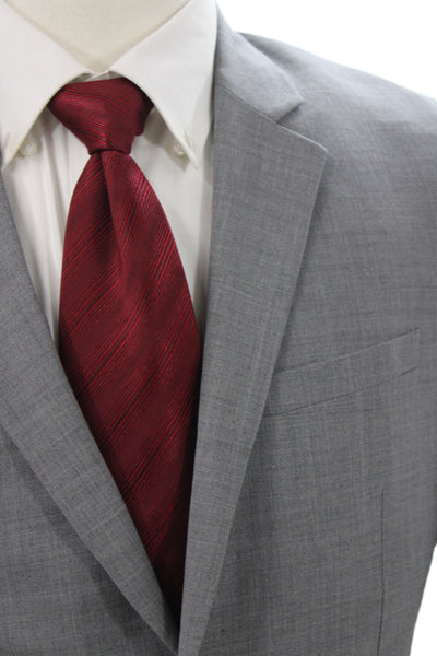 Theory Mens 2 Piece Suit Jacket Gray Wool Button Classic Fall Size 36