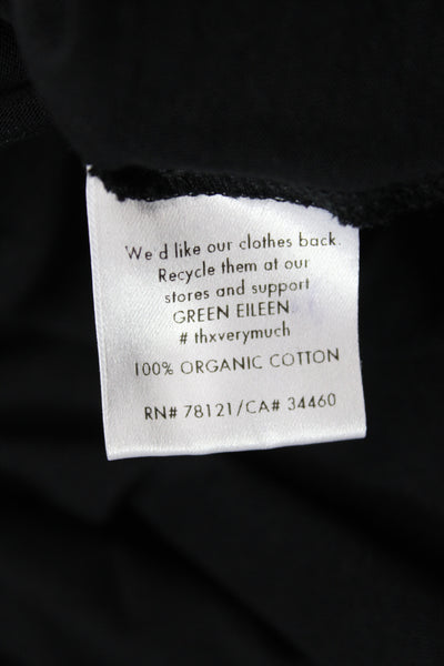 Eileen Fisher Womens Black Organic Cotton Scoop Neck Tank Size 2X