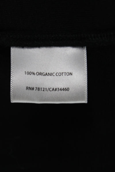 Eileen Fisher Women Black Organic Cotton Scoop Neck Sleeveless Tank Size 2X