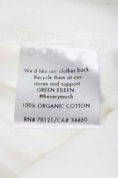 Eileen Fisher Women Basic White Organic Cotton Sleeveless Tank Size 2X