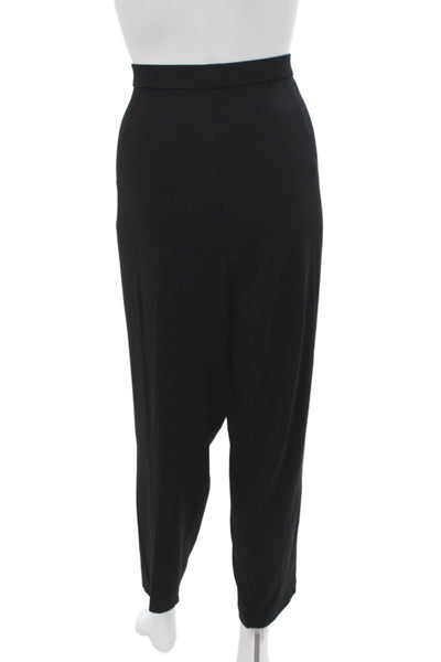Eileen Fisher Womens Ankle Pants Black Viscose Blend Size 2X
