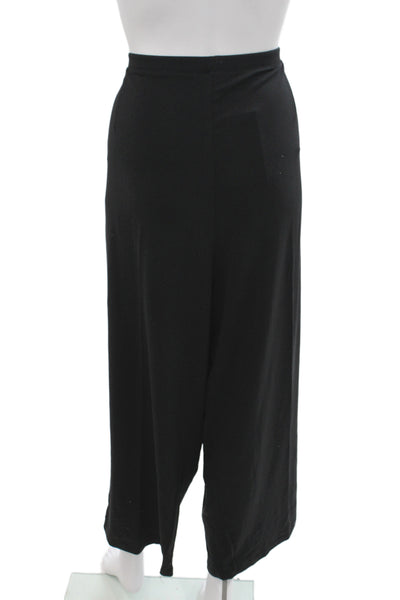 Eileen Fisher Womens Cropped Black Pants Tencel Size 2X