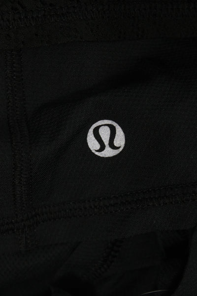 Lululemon Women Athletic Black Nylon Pull On Skort Mini Size 4
