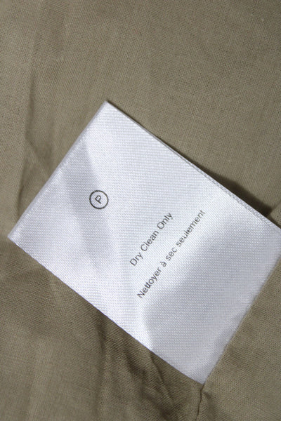 Heartloom Women Trench Coat Beige Button Front Cotton Blend Size XS
