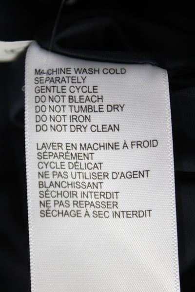 Blanc Noir Womens Reversible Black Puffer Jacket Size XS