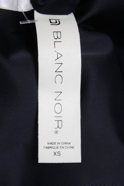 Blanc Noir Womens Reversible Black Puffer Jacket Size XS
