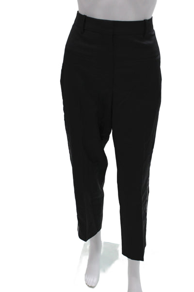 The Kooples Womens Black Wool Dress Pants Zip Classic Size 40