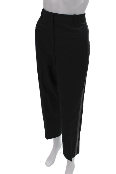 The Kooples Womens Black Wool Dress Pants Zip Classic Size 40