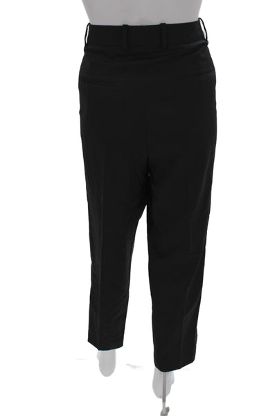 The Kooples Womens Black Wool Dress Pants Zip Classic Size 40