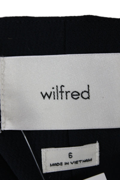 Wilfred Womens Vest Black Button Round Neck Sleeveless Size 6