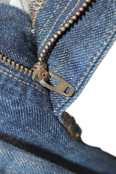 Calvin Klein Jeans Womens Bootcut Jeans Blue Mid-Rise Cotton Button Size 29