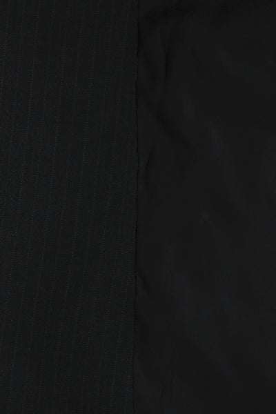 Tasso Elba Mens Gray Striped 2 Piece Wool Suit Size 38