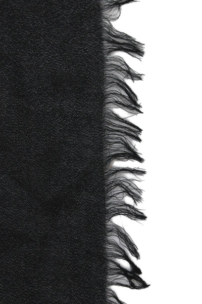 Marc Jacobs Womens Light Weight Scarf Black Metallic