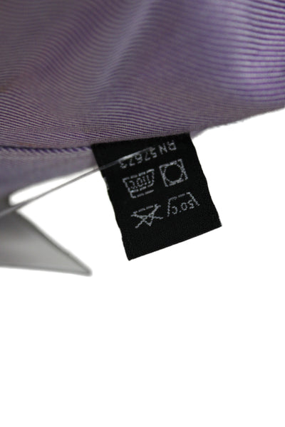 Ike Behar Mens Purple 100% Cotton Classic Dress Shirt Standard Cuff Size 16