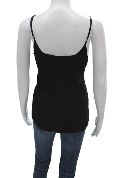 Joie Women Camisole Tank Black Scoop Neck Sleeveless Party Size S