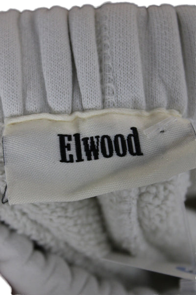 Elwood Women Beige Jogger Pants 100% Organic Cotton Drawstring Size XS