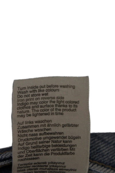 Mavi Womens Bermuda Shorts Blue 50% Organic Cotton Size 24