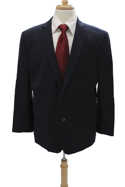 Brooks Brothers Mens Blazer Blue 88% Wool Button Size 44