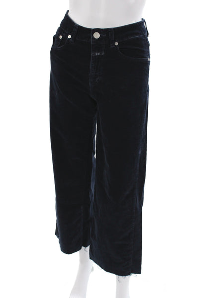 Closed Womens Cropped Black Cotton Pants Size 25