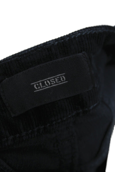 Closed Womens Cropped Black Cotton Pants Size 25