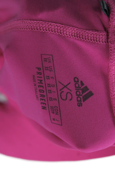 Adidas Womens Athletic Pink Skort Mini Pull On Recycled Polyester Size XS