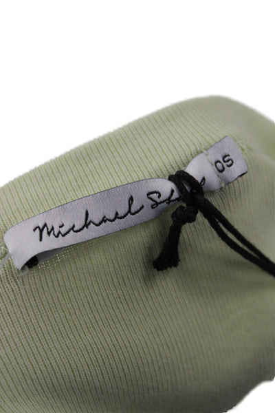 Michael Stars Women Green T-Shirt Short Sleeve Cotton Size One Size