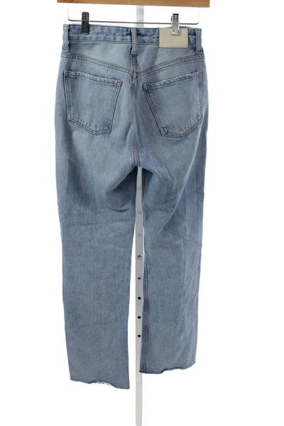 Citizens of Humanity Women Blue Mid Rise Straight Jeans Size 29