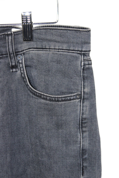 Rag & Bone Mens Straight Jeans Gray Mid Rise 30 Inseam Size 29