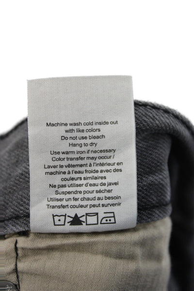 Rag & Bone Mens Straight Gray Mid-Rise Cotton Jeans Size 30W