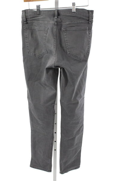 Rag & Bone Mens Straight Gray Jeans Mid Rise Size 29