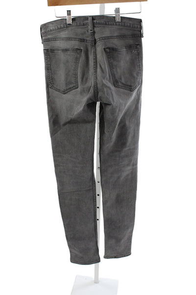 Rag & Bone Mens Skinny Gray Mid-Rise Cotton Jeans Size 30