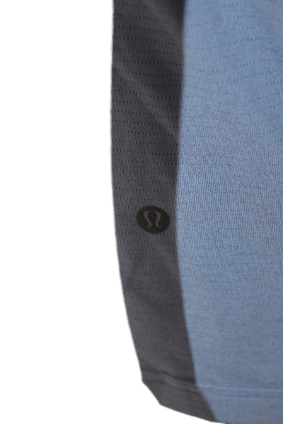 Lululemon Mens Sleeveless Pullover Tank Blue Polyester Athleisure Size L
