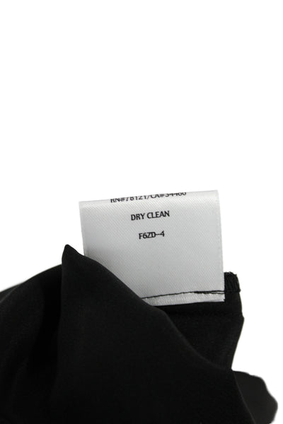 Eileen Fisher Women Basic 100% Silk Scoop Neck Sleeveless Tank Black Size 1X