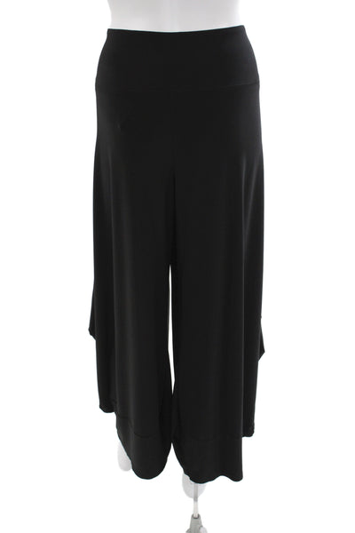 Sympli Womens Harem Pants Black Pull On Minimalist 24in Inseam Size 14